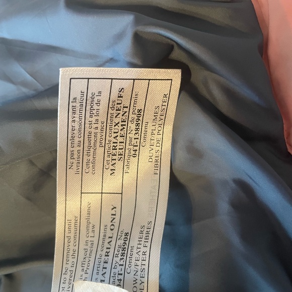 Free Country Charcoal and light pink puffer vest. - Picture 8 of 9